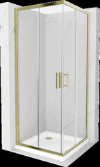 Suihkukaappi Mexen Rio F altaalla ja sifonilla, Gold+White/Gold, 70 x 70 cm hinta ja tiedot | Suihkukaapit ja suihkunurkat | hobbyhall.fi