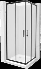 Suihkukaappi Mexen Rio F altaalla ja sifonilla, matta, Black+White/Black, 70 x 70 cm hinta ja tiedot | Suihkukaapit ja suihkunurkat | hobbyhall.fi
