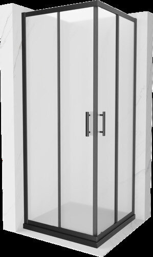 Suihkukaappi Mexen Rio F altaalla ja sifonilla, matta, Black, 70 x 70 cm hinta ja tiedot | Suihkukaapit ja suihkunurkat | hobbyhall.fi