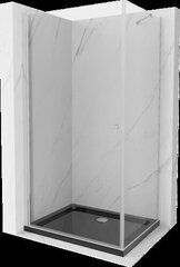 Suihkukaappi Mexen Pretoria altaalla ja sifonilla, Chrome+Black/Chrome, 70 x 90 cm hinta ja tiedot | Suihkukaapit ja suihkunurkat | hobbyhall.fi