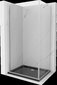 Suihkukaappi Mexen Pretoria altaalla ja sifonilla, Chrome+Black/Chrome, 80 x 70 cm hinta ja tiedot | Suihkukaapit ja suihkunurkat | hobbyhall.fi