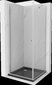 Suihkukaappi Mexen Pretoria altaalla ja sifonilla, Chrome+Black/Chrome, 80 x 80 cm hinta ja tiedot | Suihkukaapit ja suihkunurkat | hobbyhall.fi