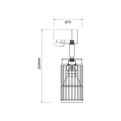 Kattovalaisin Milagro Vertical ML0304 hinta ja tiedot | Kattovalaisimet | hobbyhall.fi