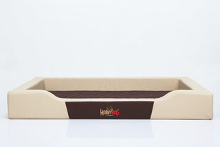 Hobbydog Deluxe peti XL, beige/ruskea, 93x62 cm hinta ja tiedot | Pedit ja pesät | hobbyhall.fi
