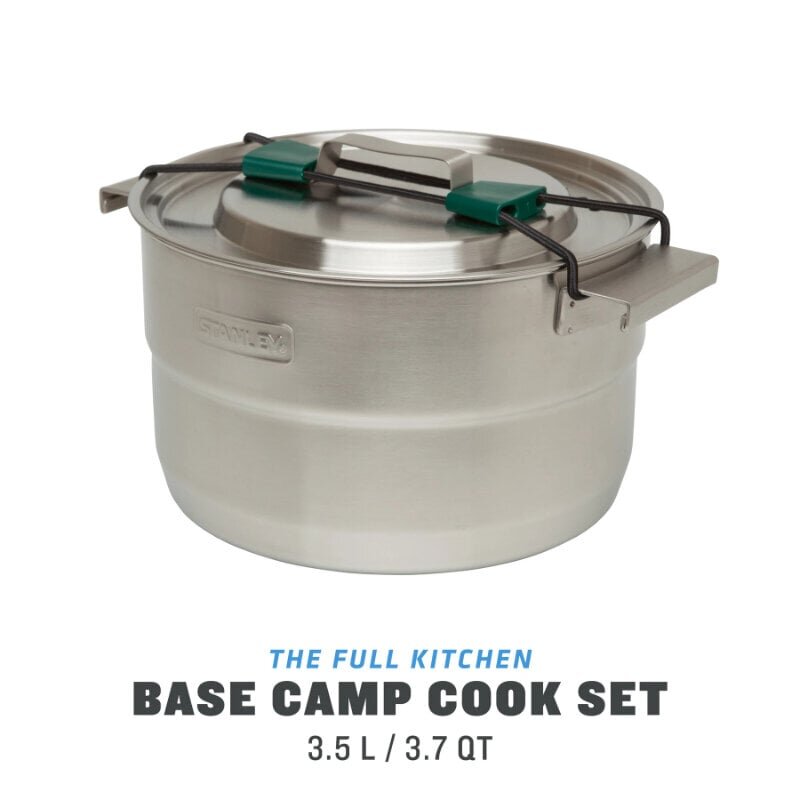 The Full Kitchen Base Camp Cook Set 3.5L ruostumatonta terästä hinta ja tiedot | Kattilat ja painekattilat | hobbyhall.fi