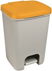Pedal Bucket Essentials 20L harmaa/keltainen hinta ja tiedot | Roska-astiat | hobbyhall.fi