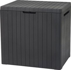 City Storage Box 113 L harmaa hinta ja tiedot | Keter Piha ja puutarha | hobbyhall.fi