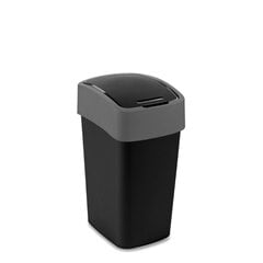 Jäteastia Flip Bin 25L musta/hopea hinta ja tiedot | Curver Kodinhoito ja säilytys | hobbyhall.fi