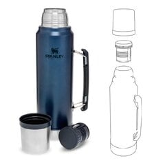 Stanley termospullo The Classic Legendary Bottle, 1000 ml hinta ja tiedot | Termoskannut ja termosmukit | hobbyhall.fi