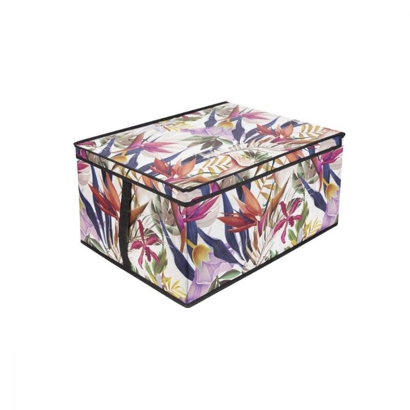 Taittolaatikko L-koko 50x40x25cm Floral Beauty Kukkainen kauneus hinta ja tiedot | Säilytyslaatikot ja -korit | hobbyhall.fi