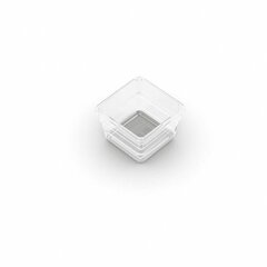 Laatikko Sistemo Organizer 1 7,5 x 7,5 x 5 cm läpinäkyvä/vaaleanharmaa hinta ja tiedot | Säilytyslaatikot ja -korit | hobbyhall.fi