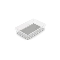 Laatikko Sistemo Organizer 7 22,5 x 15,5 x 5 cm läpinäkyvä/vaaleanharmaa hinta ja tiedot | Säilytyslaatikot ja -korit | hobbyhall.fi