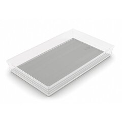 Laatikko Sistemo Organizer 9 39 x 24 x 5 cm läpinäkyvä/vaaleanharmaa hinta ja tiedot | Säilytyslaatikot ja -korit | hobbyhall.fi