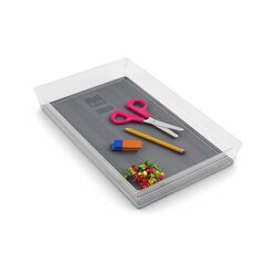 Laatikko Sistemo Organizer 9 39 x 24 x 5 cm läpinäkyvä/vaaleanharmaa hinta ja tiedot | Säilytyslaatikot ja -korit | hobbyhall.fi