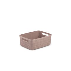 Juuttikori S 5L 27x20x11cm vaaleanpunainen hinta ja tiedot | Säilytyslaatikot ja -korit | hobbyhall.fi