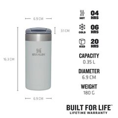 Thermos Mug The AeroLight Transit Mug 0.35 L vaaleanharmaa hinta ja tiedot | Termoskannut ja termosmukit | hobbyhall.fi