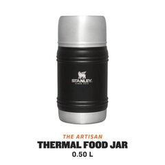 Termospullo elintarvikkeille The Artisan 0.5L musta hinta ja tiedot | Termoskannut ja termosmukit | hobbyhall.fi