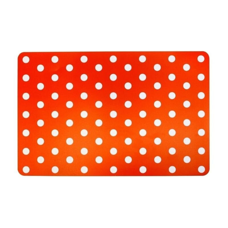 Lautasliina 43,5 x 28 cm punainen, valkoiset pisteet hinta ja tiedot | Pöytäliinat, tabletit ja lautasliinat | hobbyhall.fi