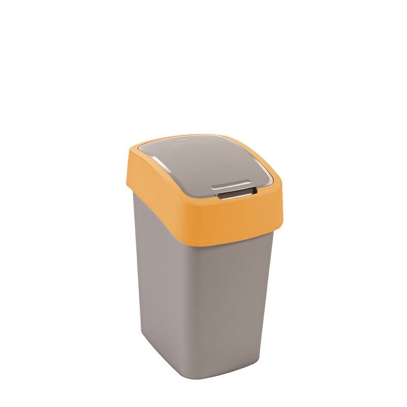 Jäteastia Flip Bin 25L hopea/keltainen hinta ja tiedot | Roska-astiat | hobbyhall.fi