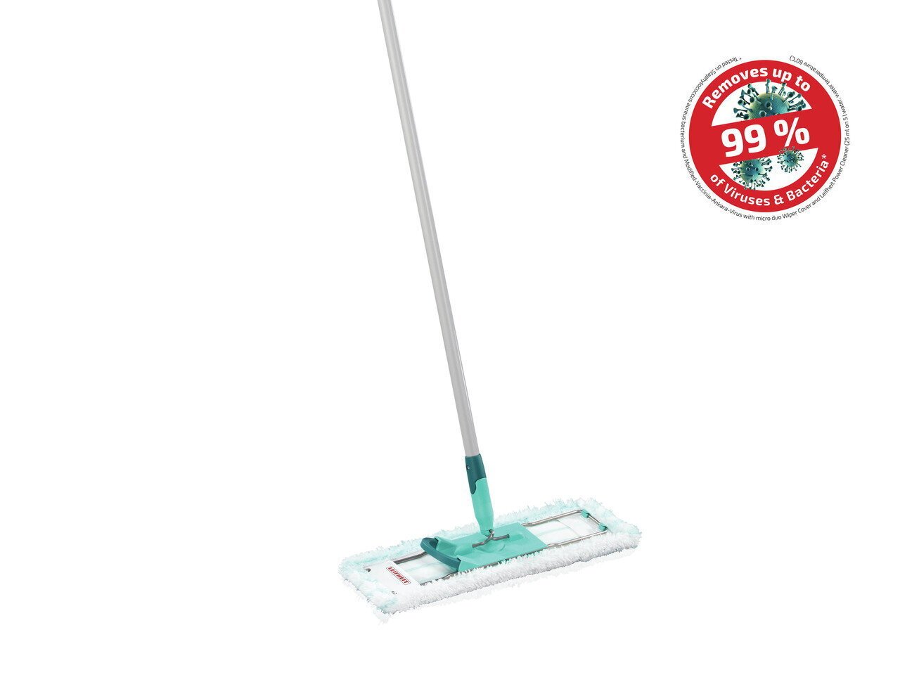 LEIFHEIT Lattiaharja teräskahvalla Profi XL micro duo 42cm hinta ja tiedot | Siivoustarvikkeet | hobbyhall.fi