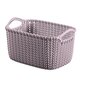 Korineulos XS suorakulmio 3L 25x18x14cm vaalea violetti hinta ja tiedot | Säilytyslaatikot ja -korit | hobbyhall.fi