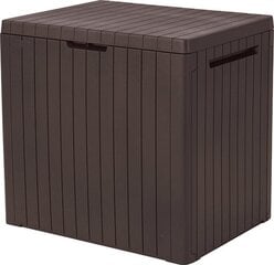 City Storage Box 113 L ruskea hinta ja tiedot | Kompostorit ja jäteastiat | hobbyhall.fi