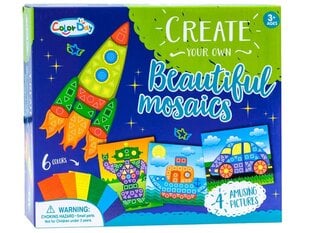Mosaiikkirakennussarja "Tekniikka" hinta ja tiedot | Color Day Lapset | hobbyhall.fi