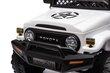 Toyota FJ Cruiser yksipaikkainen sähköauto, valkoinen hinta ja tiedot | Lasten sähköautot | hobbyhall.fi