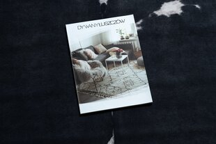 Nautaeläimen keinonahka G5070-3 -matto, musta/valkoinen hinta ja tiedot | Isot matot | hobbyhall.fi