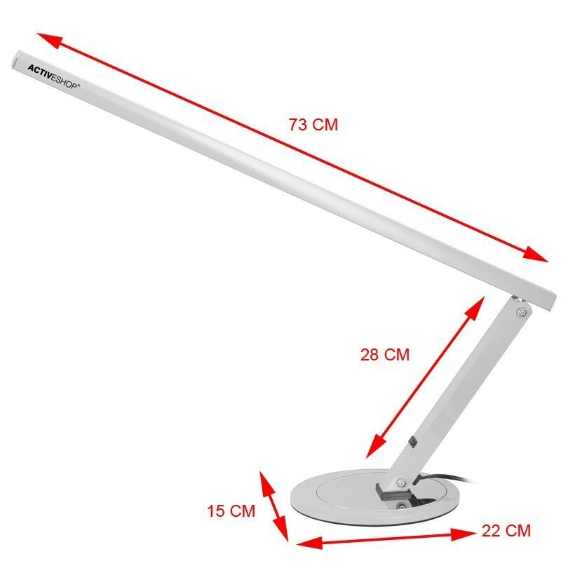 Slim pöytävalaisin 20W alumiini hinta ja tiedot | Pöytävalaisimet | hobbyhall.fi