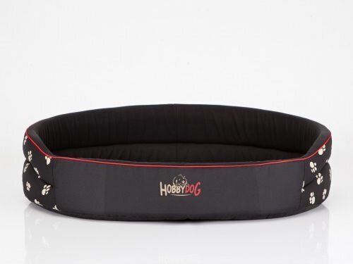 Pesä Hobbydog tassut R8, musta, 83x68 cm hinta ja tiedot | Pedit ja pesät | hobbyhall.fi