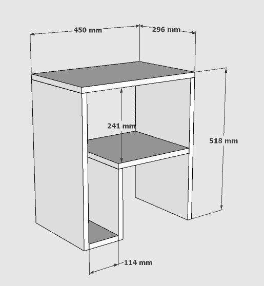 Asir-sivupyötä, 52x45x30 cm, beige hinta ja tiedot | Sohvapöydät | hobbyhall.fi