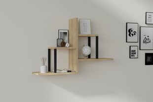 Asir-seinähylly, 60x90x20 cm, beige hinta ja tiedot | Hyllyt | hobbyhall.fi