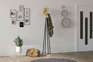Asir-vaateteline, ruskea/musta hinta ja tiedot | Naulakot | hobbyhall.fi