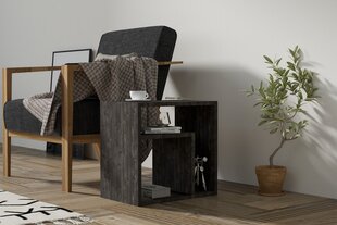 Asir-sivupöytä, 50x50x29,6 cm, harmaa hinta ja tiedot | Sohvapöydät | hobbyhall.fi