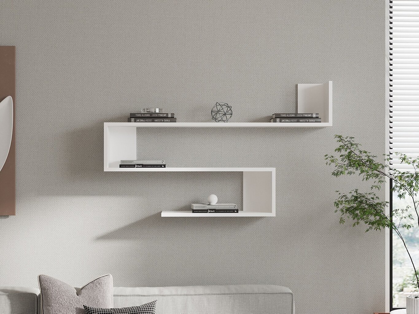 Asir-seinähylly, 120x71x20 cm, valkoinen hinta ja tiedot | Hyllyt | hobbyhall.fi