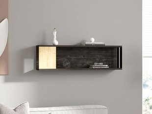 Asir-seinähylly, 100x29x20 cm, beige/harmaa hinta ja tiedot | Hyllyt | hobbyhall.fi
