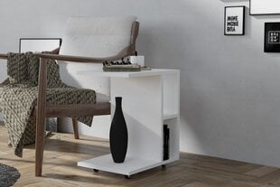 Asir-sivupöytä, 45x50x35 cm, valkoinen hinta ja tiedot | Sohvapöydät | hobbyhall.fi