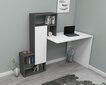 Asir-työpöytä, 138,6x73,8x55cm, valkoinen/harmaa hinta ja tiedot | Tietokonepöydät ja työpöydät | hobbyhall.fi
