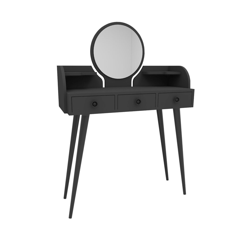 Asir-kampauspöytä, 133,6x93,6x37 cm, harmaa hinta ja tiedot | Peilipöydät | hobbyhall.fi