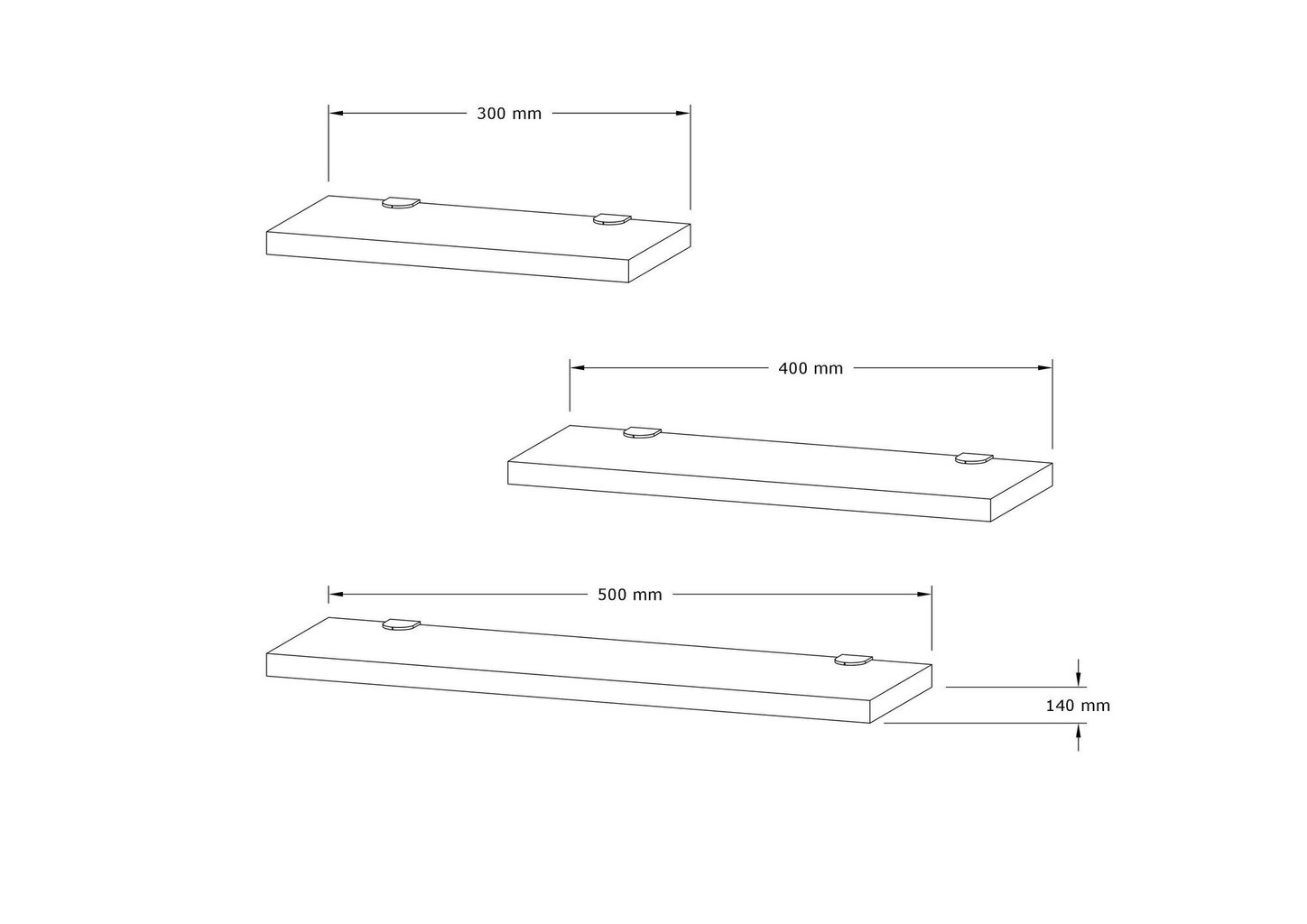 Asir-seinähylly, 30x14x2 cm, valkoinen hinta ja tiedot | Hyllyt | hobbyhall.fi