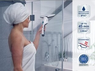 LEIFHEIT Imuri Ikkunanpuhdistin Nemo suihkukaapin puhdistimella ja seinäpidikkeellä varustettuna hinta ja tiedot | Ikkunapesurit ja ikkunanpesurobotit | hobbyhall.fi