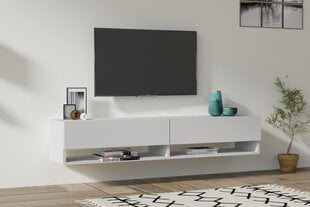 TV-yksikkö, Asir, 141x31x30 cm, valkoinen hinta ja tiedot | TV-tasot | hobbyhall.fi