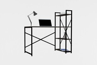 Työpöytä, Asir, 120x75x60 cm, harmaa hinta ja tiedot | Tietokonepöydät ja työpöydät | hobbyhall.fi