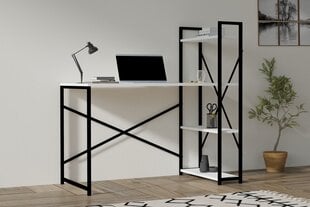 Työpöytä, Asir, 120x75x60 cm, valkoinen hinta ja tiedot | Tietokonepöydät ja työpöydät | hobbyhall.fi