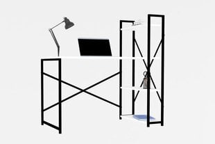 Työpöytä, Asir, 120x75x60 cm, valkoinen hinta ja tiedot | Tietokonepöydät ja työpöydät | hobbyhall.fi