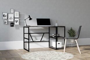 Työpöytä, Asir, 120x74x60 cm, harmaa hinta ja tiedot | Tietokonepöydät ja työpöydät | hobbyhall.fi