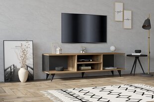 TV-taso, Asir, 160x48,6x40 cm, ruskea hinta ja tiedot | TV-tasot | hobbyhall.fi