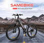 Sähköpyörä Samebike MY275, 27,5", valkoinen, 500W, 10,4Ah hinta ja tiedot | Sähköpyörät | hobbyhall.fi