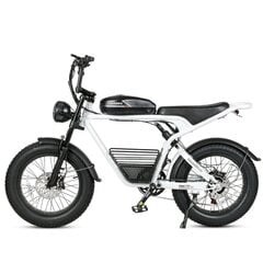 Sähköpyörä Samebike M20, 20", valkoinen, 1000W, 16Ah hinta ja tiedot | Sähköpyörät | hobbyhall.fi